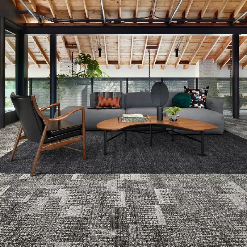 Anti-bacterial hygienic surface-treated carpet tiles in UAE