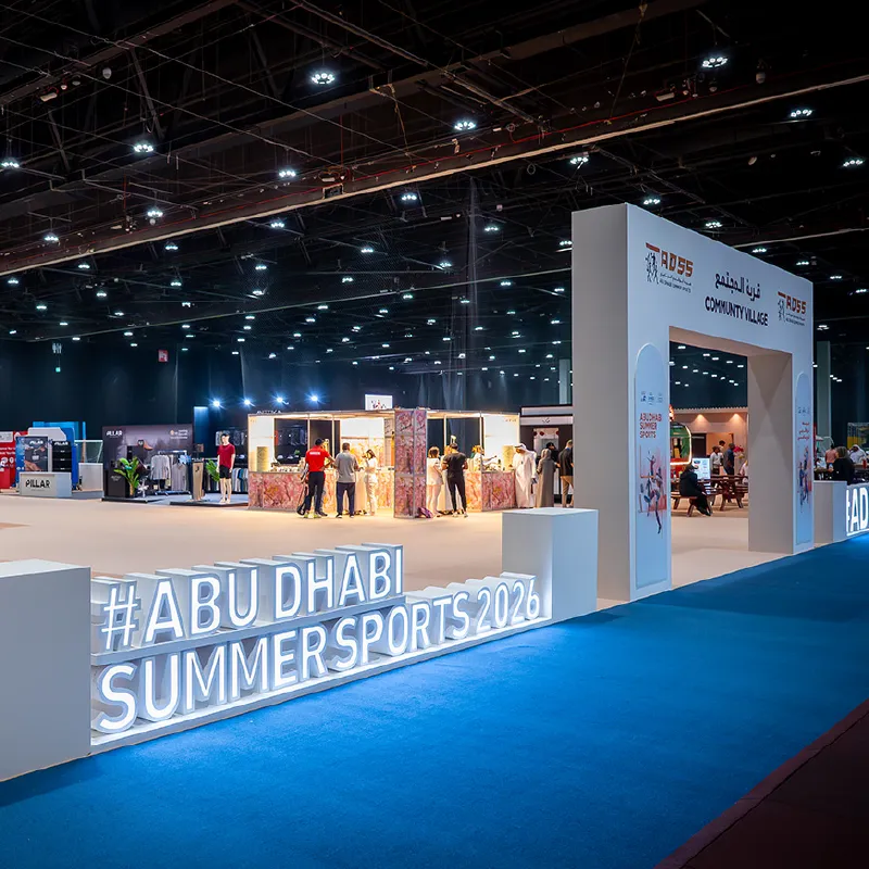 Anti-slip safety-traction lightweight exhibition carpet in UAE