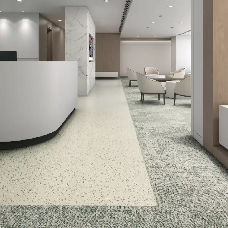 Colorfast non-fading rich tone carpet tiles in UAE