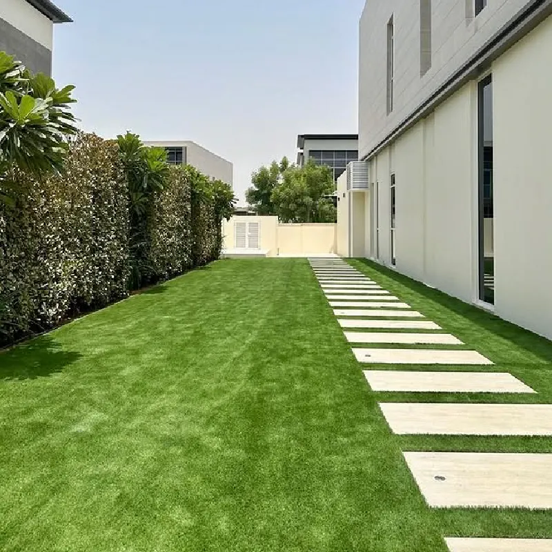 Dual-layer reinforced backing heavy-duty artificial grass in UAE