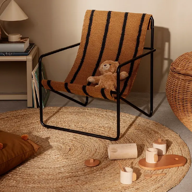 Heavy bouclé textured hand-woven natural jute carpets in Dubai