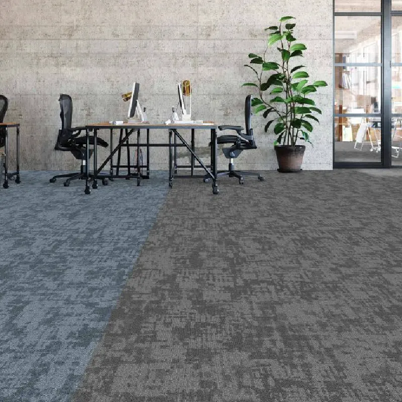 Heavy-duty PVC backed dimensionally stable carpet tiles in Dubai