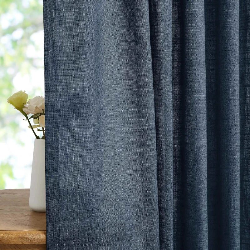 Hypoallergenic clean-surface dust-repellent linen curtains in Dubai