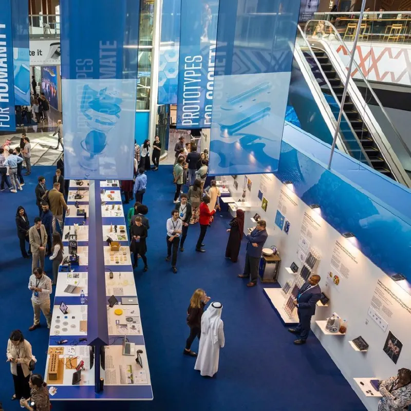 Moisture-resistant durable synthetic exhibition carpet in UAE