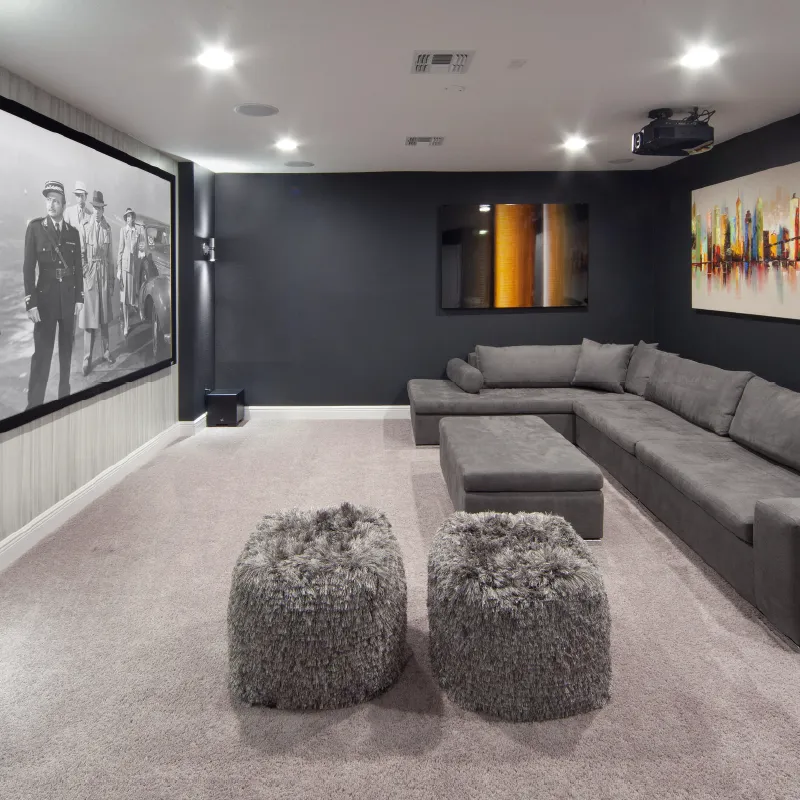 Odour-repellent breathable backing indoor carpet tiles in Dubai