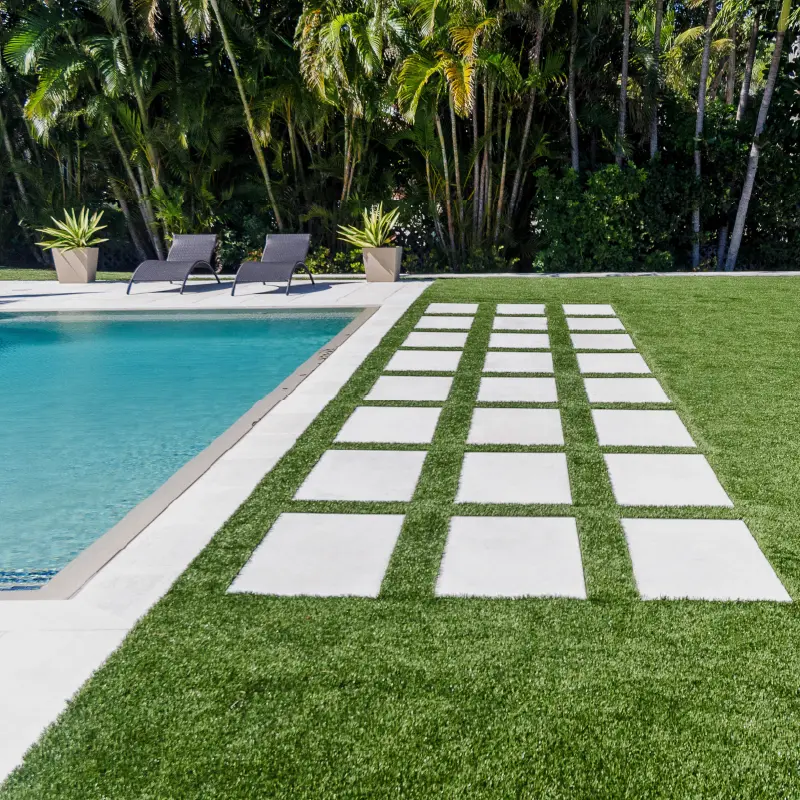 Pool Side Artificial Grass in Dubai
