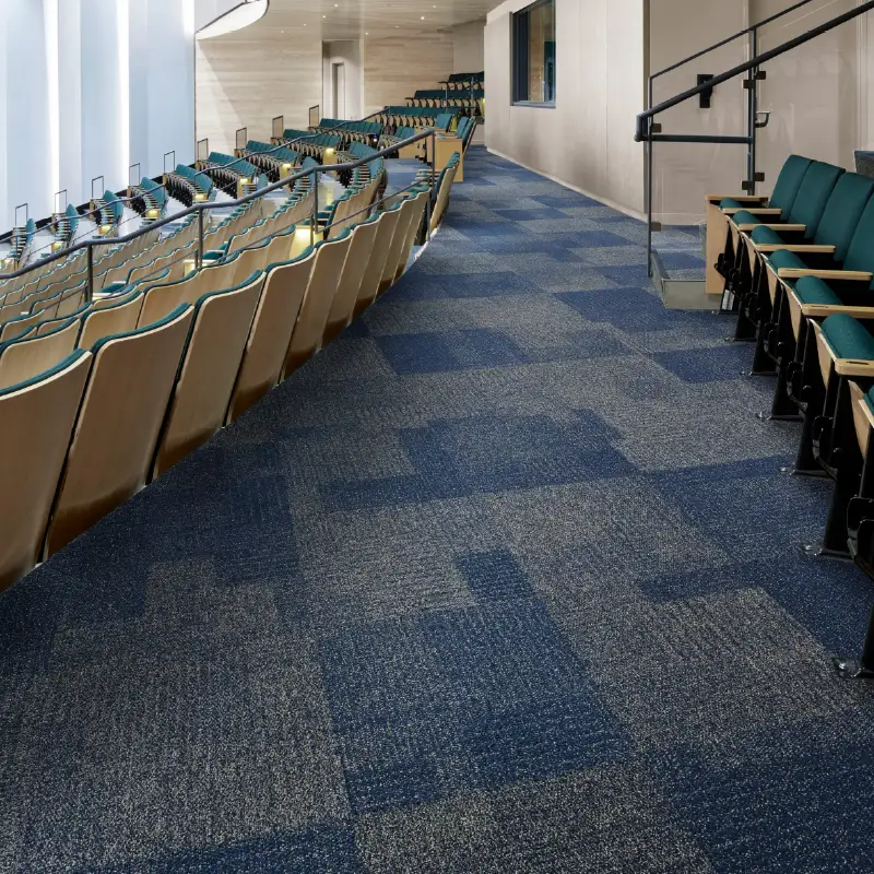 Scratch-resistant high-resilience carpet tiles in UAE