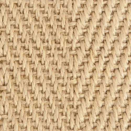 Sisal fibers in a classic weave