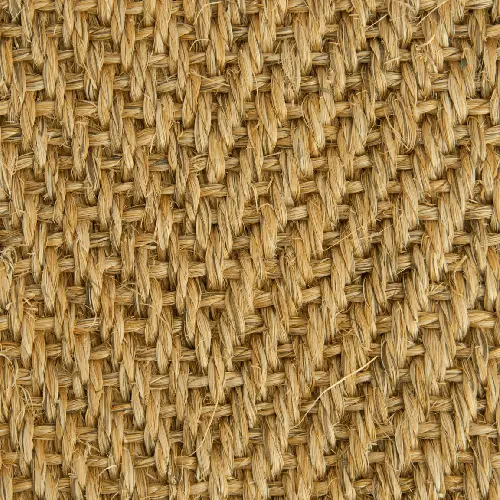 Sisal pattern in sandy tones