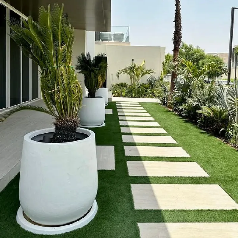 Soft-fiber skin-friendly non-abrasive artificial grass in Dubai