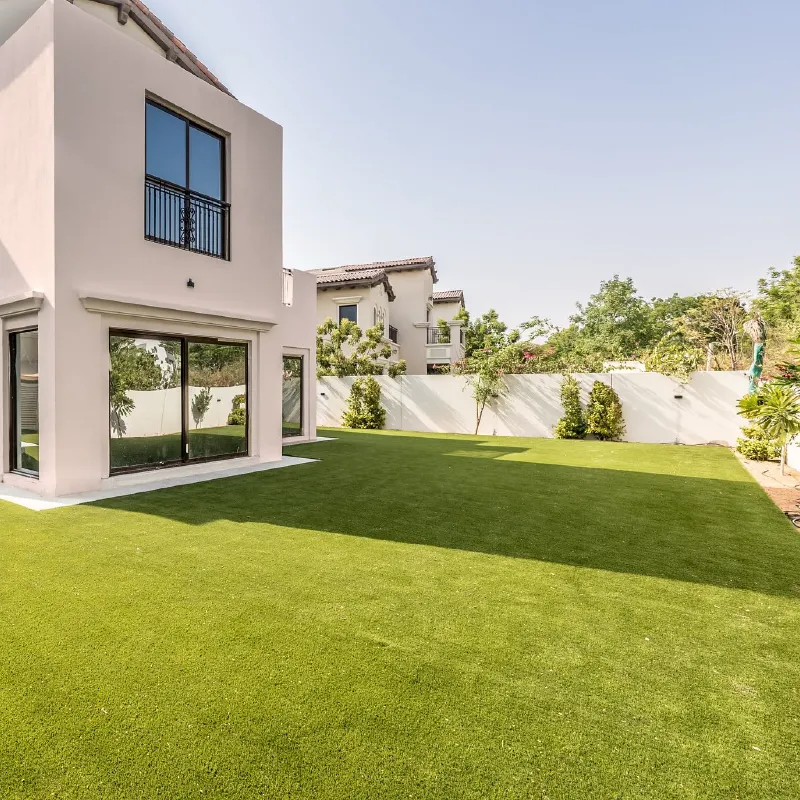 Stem-blade resilient natural bounce artificial grass in Dubai