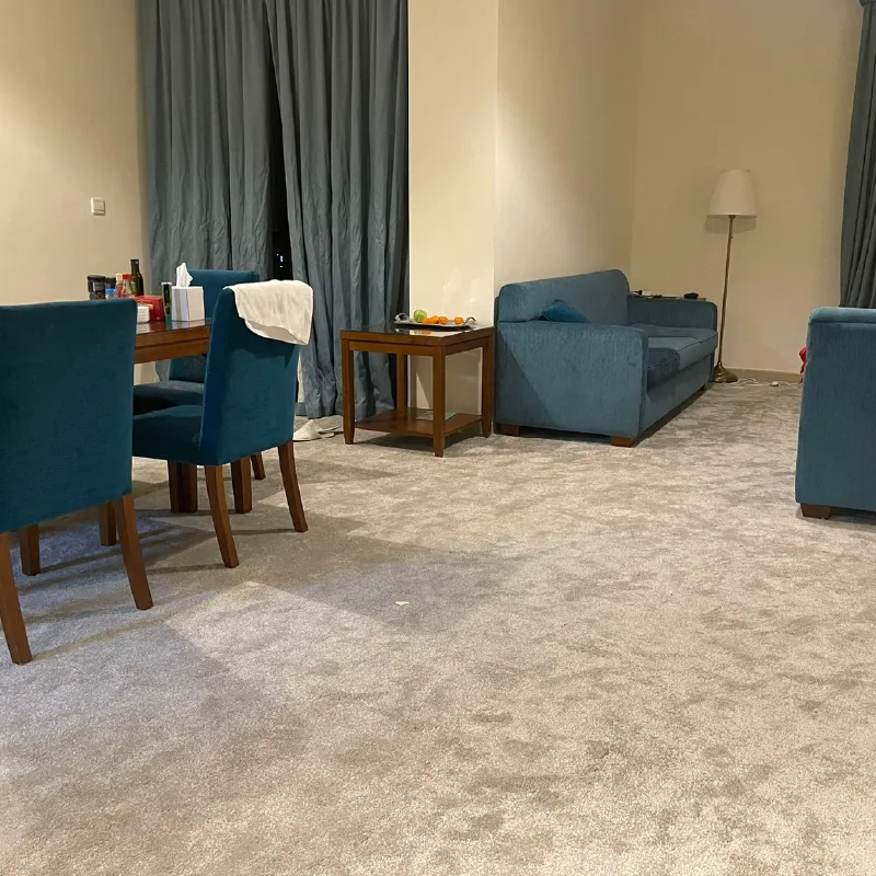Thermal-insulating energy-efficient indoor carpet tiles in Dubai
