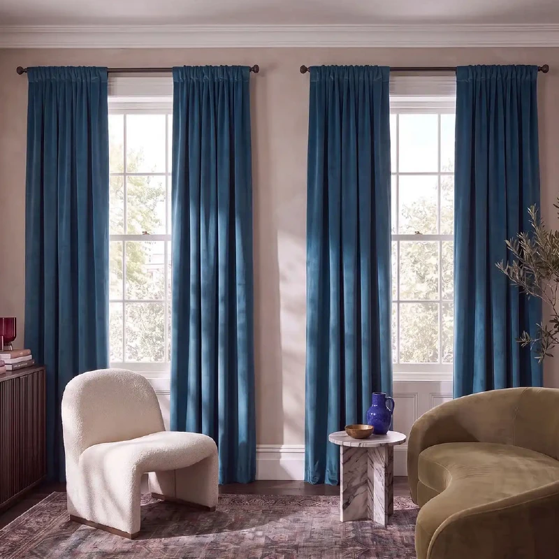 UV-reflective heat shield sun-blocking blackout curtains in UAE